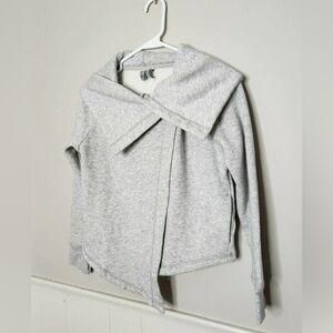 Zella gray wrap sweatshirt
